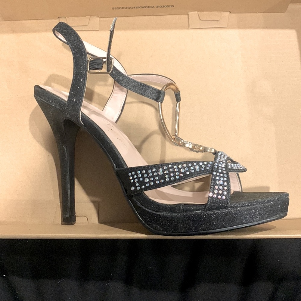 Delicacy Black Heels Size 7-1/2